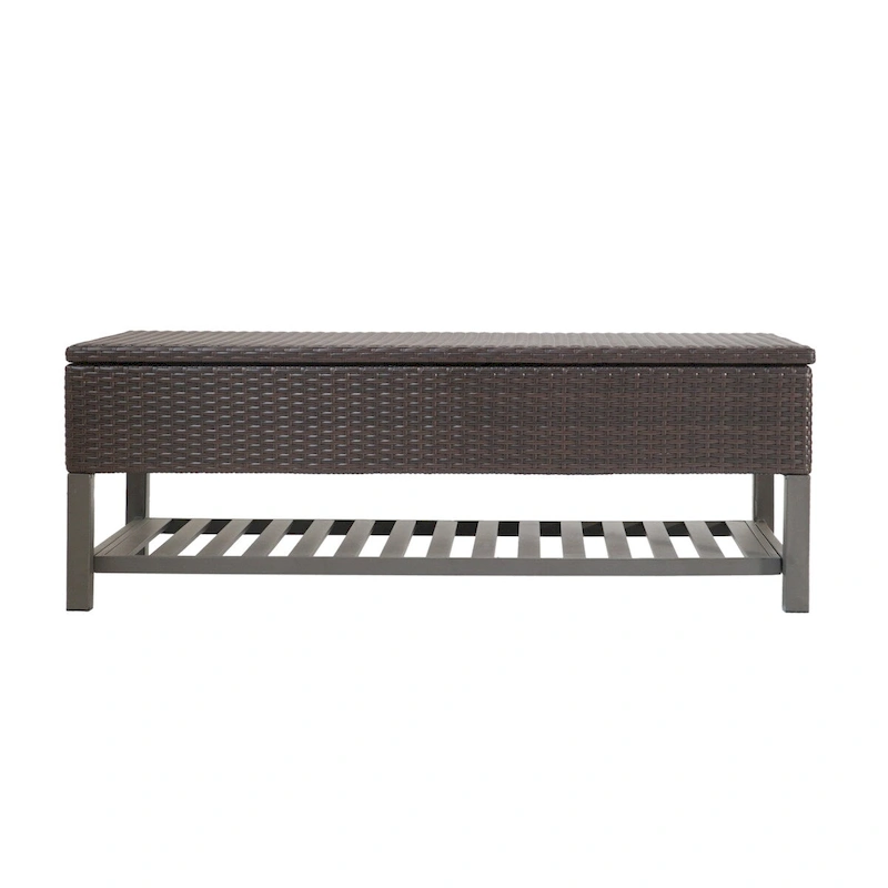 Rattan Storage Bench