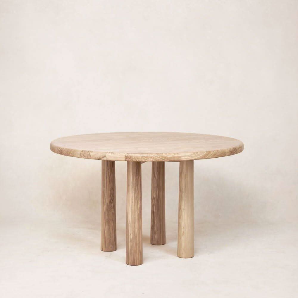 Round Topa Topa Dining Table - Natural - after the that lines the the Table is a constant crowd pleaser
