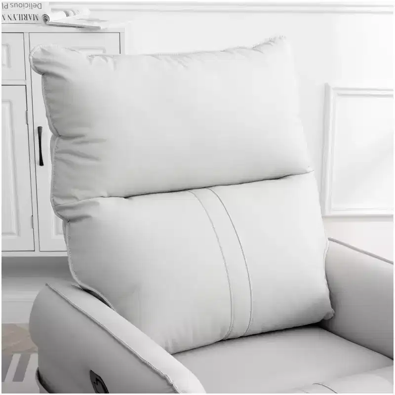 Rocking Recliner Chair With Side Pockets 360 Rotation Reclining Sofa Chair,Swivel Armchair Reading Chair For Living Room,Theater,Bedroom Light Gray