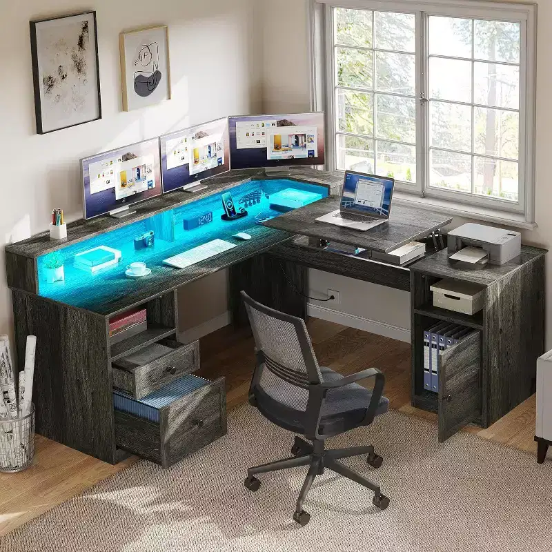 L-Shaped Corner Desk 60